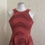 Francesca’s Collections Rust Floral Lace Fit and Flare Dress NWT XS Autumn Fall Photo 1