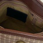 Liz Claiborne Vintage Crossbody Leather Purse Brown Small Pockets Bag square Photo 7