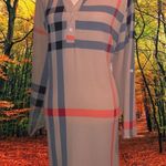 Amaryllis lightweight tan plaid dress Tan Size XL Photo 0