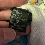 Vtg 90s bright beaded n sequined snowman cardigan Blue Size M Photo 3