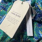 Midnight sky NWT Floral Linen Blend Belted Pull On Pants Size Small S NEW Photo 8