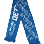 NFL  Football Detroit Lions Priority Health Logo Fringe Promotional Wrap Scarf OS Photo 0