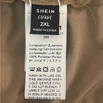 SheIn EZwear Women's Size 2XL Tan Mini Cargo Skirt Casual Elastic Waist NWT Photo 3