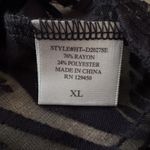 Hawaiian Tropic  Black Swimsuit Cover Up Dress XL Geometric Pattern Summer Beach Photo 3