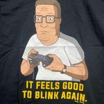 Ripple Junction Hank Hill Gamin Addict Mike Judge King of the Hill T-Shirt M  Photo 1