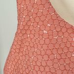 ERIN Erin Fetherston for Anthropologie Coral Cropped Look Tiered Dress size 6 Orange Photo 4