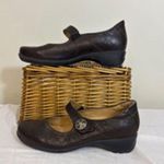 Women's Sanita Brown Leather Mary Jane Shoes Size 40 EU Photo 1
