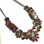 Pink purple red statement necklace Pink Photo 4