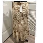 Moon River Anthropologie  Tie Dye Maxi Dress Brown Beige Casual Summer Boho Photo 2