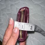 HOBO Rider Wallet Plum Purple Leather Trifold Magnetic Closure Card Holder Chic Photo 6