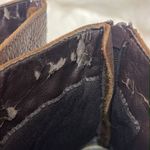 Steve Madden Brown Leather Fame Military Style Boots Fisherman Core B19B Photo 13