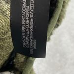 ZARA  Sherpa Pullover Hoodie Plaid Quilted Pocket Green Olive Size Small‎ Photo 5