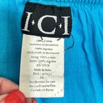 ICI Tiered Prairie Crochet Trim Maxi Skirt 4X Turquoise Western Cowgirl Rodeo Blue Photo 4