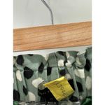 Ann Taylor  Pants Women MEDIUM TALL Green Black White Polka Dot Easy Ankle Photo 5