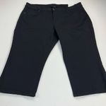 Lane Bryant Denim Black High Rise Pedal Cropped Pants Jeans New w/Tags Size 20 Photo 11