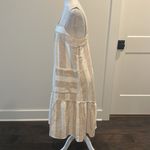 Maeve NWOT Anthropologie  Petite Neutral Stripe Dress Sz MP Photo 5