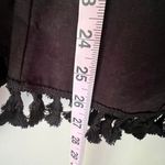 Stone Cold Fox  NAPLES black strapless jumpsuit WOMENS SIZE 0‎ linen tassel trim Photo 5