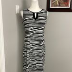 Chico's  Travelers Black and White Sleeveless Sheath Maxi Dress Bodycon Size 0/Sm Photo 1
