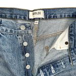 AGOLDE Blue Straight Leg Light Wash High Rise Button Fly Jeans 28 Photo 2