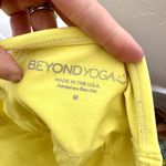 Beyond Yoga  Yellow Spacedye Super Soft Slim Cropped Racerback Tank Medium Photo 5