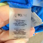 Into the Bleu by Amerex Blue Floral One Piece Swimsuit Dress Sz 10 NWT Photo 6