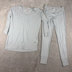 Victoria's Secret victoria secret light blue lounge set small joggers long sleeve tencel Photo 0