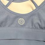 Tory Burch CRISS CROSS STRAP Women's Light BLUE Sports Bra TOP M Photo 2