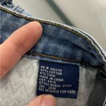 Gold sequin pockets jean shorts size‎ 30 Blue Photo 5