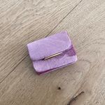 Tyler Ellis Micro Mini Candy Clutch Velvet Purse in Pink Photo 1