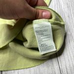 American Eagle Green Ribbed Knit Crop Basic Tank Top Size Small Photo 3