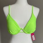 Xhilaration NWT Neon Green Women's Bikini Top Size XL Photo 0