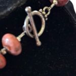 VTG Polished Faux Swirl Coral Beaded Necklace Choker Style 17” Hook Close Pink Photo 3