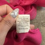 SheIn Hot Pink Ruffle Puff Sleeve Bow Back Crop Top One Size Party Statement Photo 4