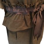Vera Wang Simply Vera  Bella Swan Army Green Military Utility Coat Jacket Size L Photo 5