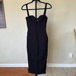 House Of CB ‎ XS D-DD  'Bellissima' Black Sweetheart Midi Dress NWOT Photo 8