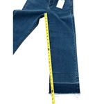 NWT EVIDNT Malibu High Rise Two Tone Kick Flare Jeans 26 Blue Photo 5
