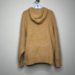 American Eagle Tan Knit Hoodie Women's Large Photo 3