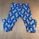 LuLaRoe Disney Minnie Mouse Leggings Tall & Curvy Blue Polka Dot Photo 1