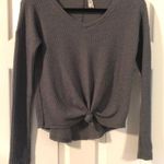 Mudd Waffle Knit Crop Top Photo 0