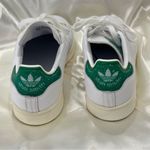 Adidas  Stan Smith Swarovski Crystals Sneakers White Green Size 5 Sparkly Leather Photo 8