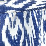 Joie  Layana Silk Shorts L Blue White Ikat Print EUC Photo 4