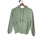 STAUD Green Logo Embroidered Beaded Cotton Terry Pullover Hoodie Size XS NWOT Photo 2