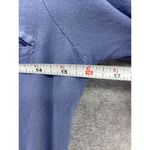 ANGL  Solid Blue TShirt Dress Short Sleeve Dropped Waist Drawstring Sleeve Tab Photo 3