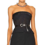 Maison Margiela Corset‎ Top in Black Black Size 2 Photo 0