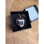 Liz Claiborne LC Silver & Gold Tone Apple Shaped Pin Brooch With Box Photo 4