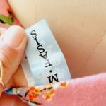 M.Fasis pink floral faux wrap skirt size small Photo 5