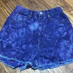 Purple tie dye Jean shorts size 2/4 Photo 0
