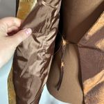 Chinese bronze and gold traditional style satin evening jacket side closure Size M Photo 9