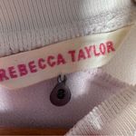 Rebecca Taylor  Two Tone Pullover Peplum Blouse Top Size 8 Photo 3