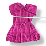 Anthropologie BTFL-life Fuchsia Ruffled Oversized Long Sleeve Mini Dress Size XL Photo 2